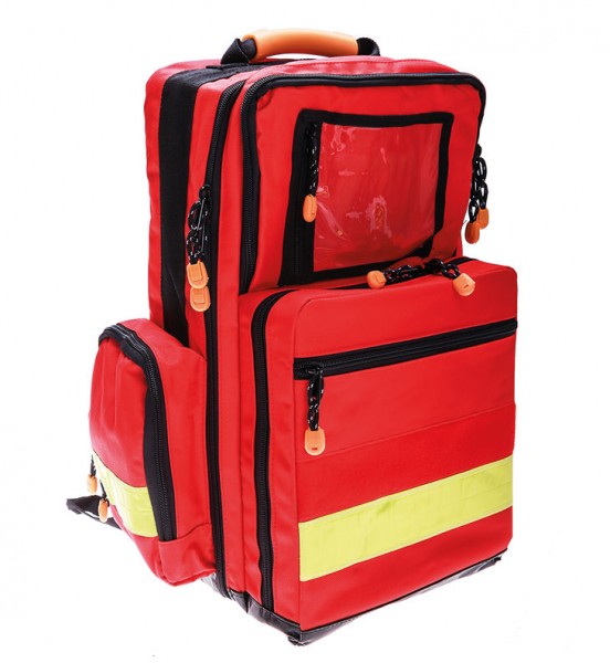 NotfallRucksack für HP - gefüllt - rot