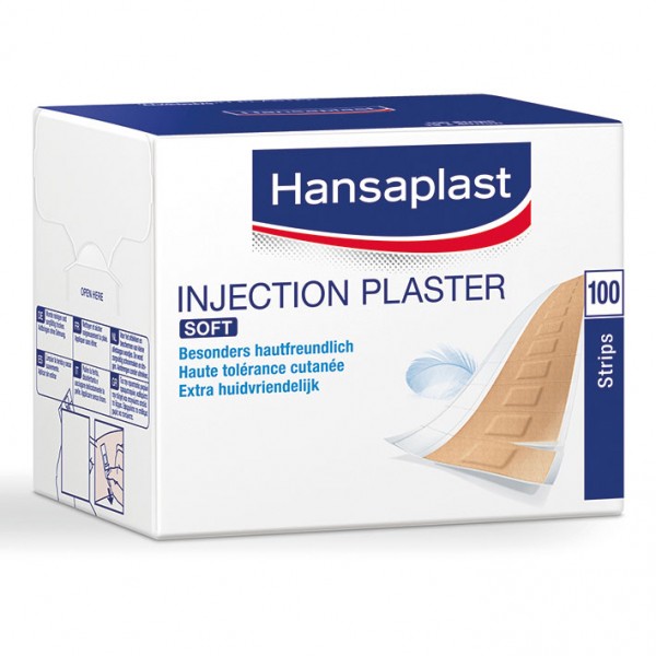 Injektionspflaster - Injection Plaster Hansaplast soft - 100 Strips