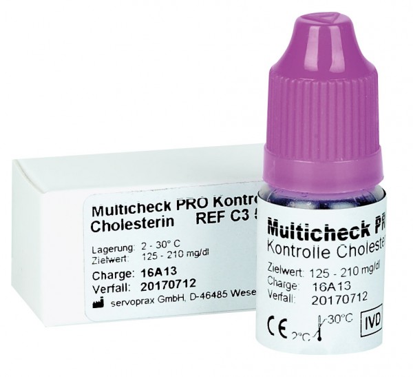 Cholesterin-Kontrolllösung für Lifetouch Multicheck PRO