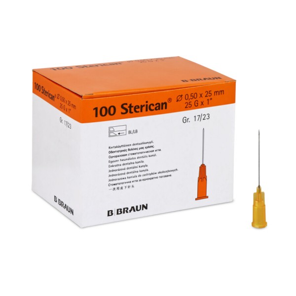 Sterican Einmal-Kanülen - Sondergrößen - 0,50 x 25, orange