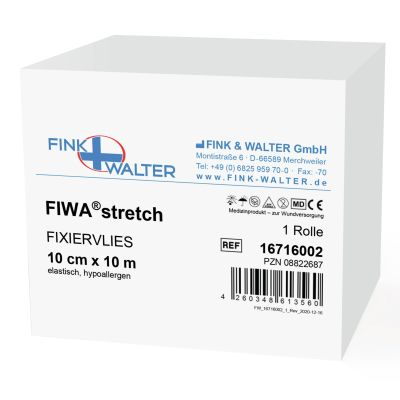 Fixiervlies Fiwa-stretch - weiß 10 m x 10 cm