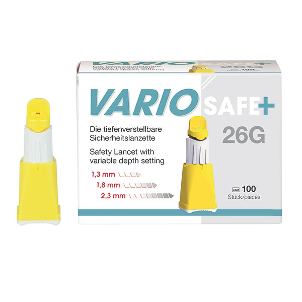Sicherheits-Blutlanzetten - Vario-Safe Plus 26G