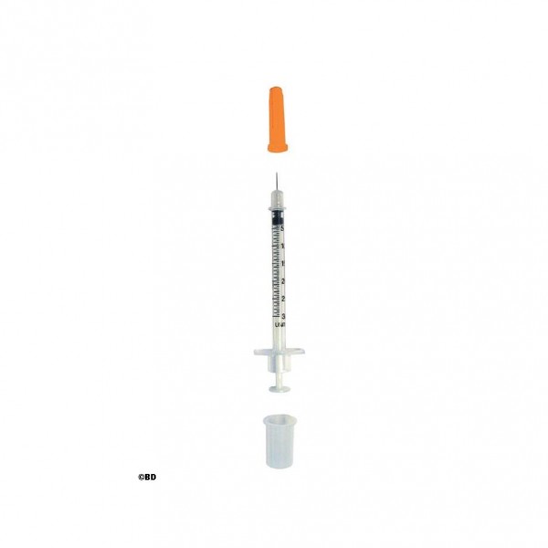BD Micro-Fine+ Insulinspritzen 0,3 ml mit Kanüle *100 Stück