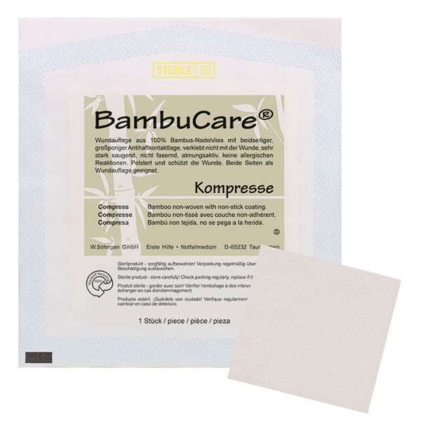 BambuCare - Kompressen - Wundauflage steril VE 5
