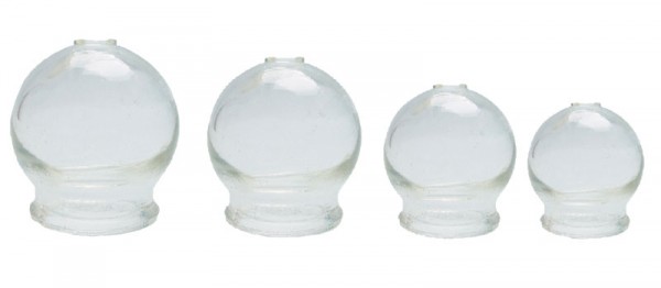 SchröpfglasSet ohne Ball - Glas dickwandig