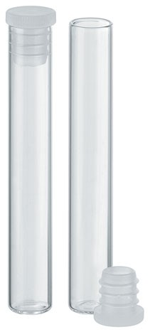 Flachbodengläser - Klarglas - Ø 8 x 47,5 mm