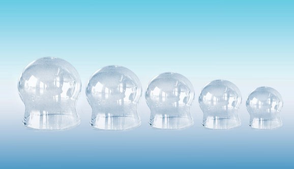 Schröpfgläser ohne Ball - CE - Glas -