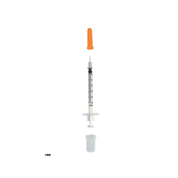 BD Micro-Fine+ Insulinspritzen 0,3 ml mit Kanüle *100 Stück