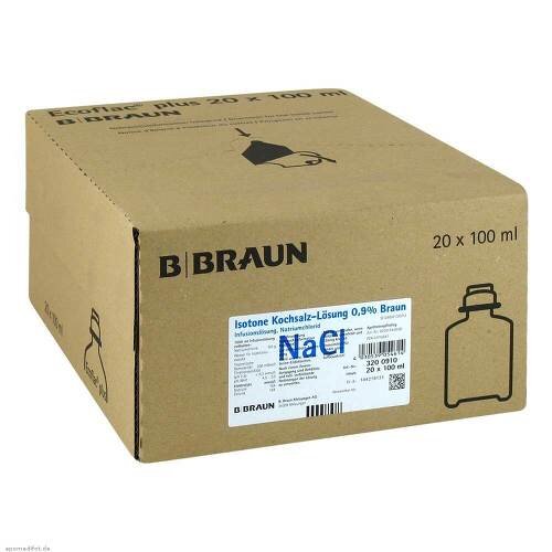 Isotonische Kochsalzlösung 0,9% *20 x 100 ml* Ecoflac