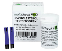 Lifetouch Multicheck PRO Cholesterol-Sensoren 25 Stück