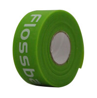 Flossband 2 m x 2,5 cm grün - leicht