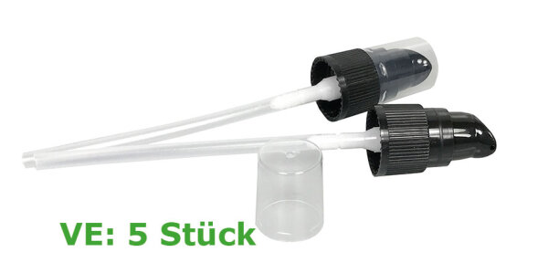 Schraubverschluss Dispenserpumpe - schwarz VE 5