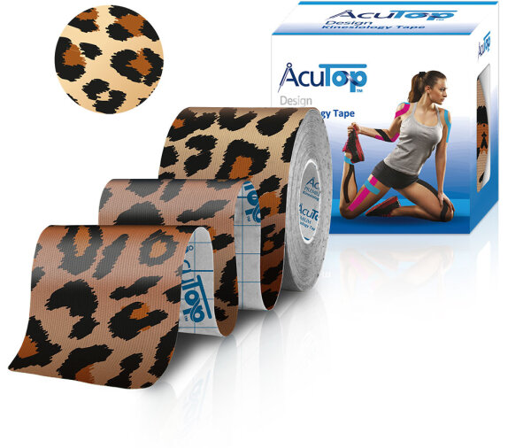 Kinesiology Tape AcuTop Design Tape - Leopard
