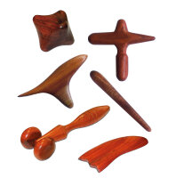 Massagewerkzeuge - Profi-Set - 6-teilig - Holz