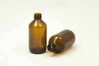 Braunglasflasche 500 ml mit Gießring - 1 Stück