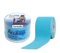 Kinesiology Tape AcuTop Premium Turmalin 5 m x 5 cm blau