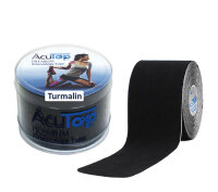 Kinesiology Tape AcuTop Premium Turmalin 5 m x 5 cm schwarz