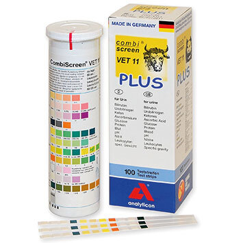 Urinteststreifen - Combi-Screen VET 11 PLUS - für Tiere