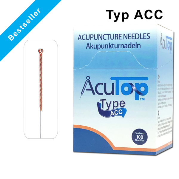AcuTop Akupunkturnadel ACC *Kupferwendelgriff