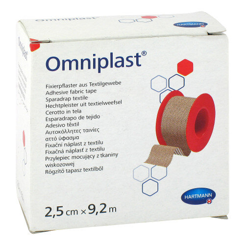 Fixierpflaster - Omniplast - 1,25 cm x 9,2 m