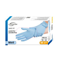 Nitril-Handschuhe Hygonorm Safe Fit - puderfrei - Gr. S -...