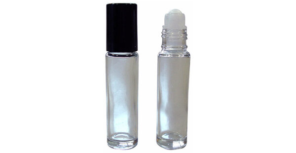 Roll-on Flasche* 10 ml* klar m.Verschluß * VE 10 Stück