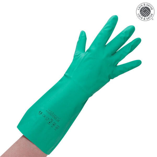 Nitril Chemiekalien-Schutzhandschuhe * grün  Gr. M/8