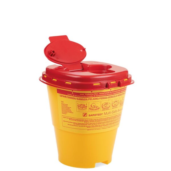 Kanülenabwurfbehälter 2.500 ml Multisafe twin plus