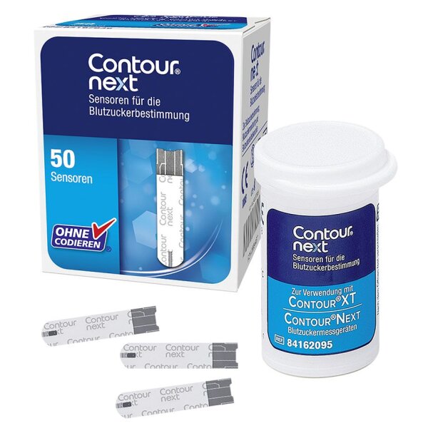 Blutzucker-Teststreifen für Contour NEXT - VE 50 St.