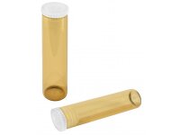 Flachbodengläser - Braunglas -  Ø 12 x 50 mm...
