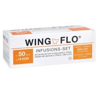 Wing-Flo Perfusionsbestecke 25G,0,5x19 mm orange * 50...