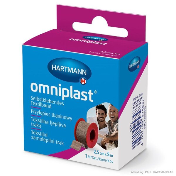 Fixierpflaster - Omniplast - 2,5 cm x 9,2 m