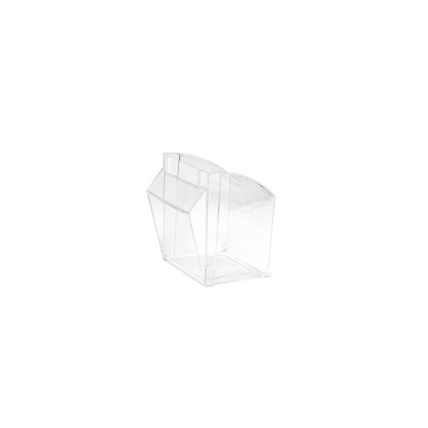 Kanülen-/Spritzenspender - weiß - 1 Innenbehälter -  15  x 13, x 11,3 cm