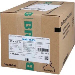 Isotonische Kochsalzlösung 0,9% *10 x 100 ml* Ecoflac