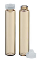 Rollrandgläser - Braunglas - Ø 10 x 47,5mm