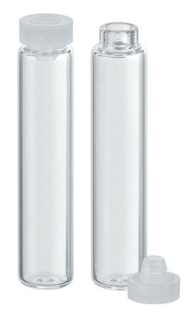 Rollrandgläser - Klarglas - Ø 10 x 47,5mm