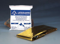 Rettungsdecke gold/silber