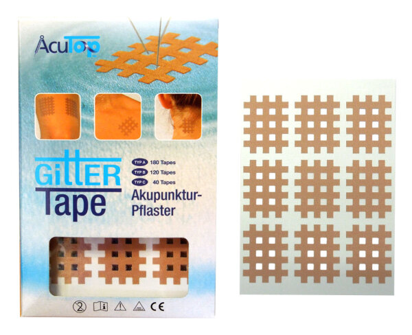 GitterTapes AcuTop - beige - Typ A - VE: 20 Blatt