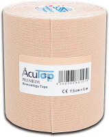 Kinesiology Tape AcuTop Premium 5 m x 7,5 cm Beige