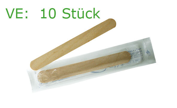 Holzmundspatel - steril 10 Stück