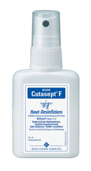 Cutasept F - farblos  - Hautantiseptikum - 50 ml Mini-Sprühflasche