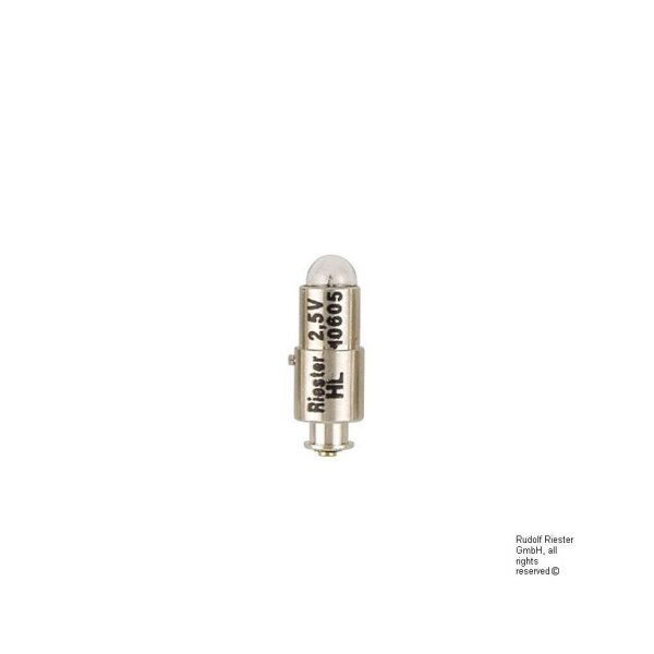 Ersatzlampe für Ophthalmoskop ri-mini  - 2,5 V Halogen