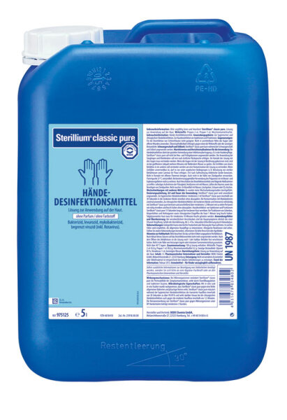 Sterillium classic pure - 5 Liter Kanister