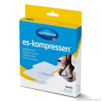 ES-Kompressen - Mullkompressen steril 10 x 10cm 5 x 2...