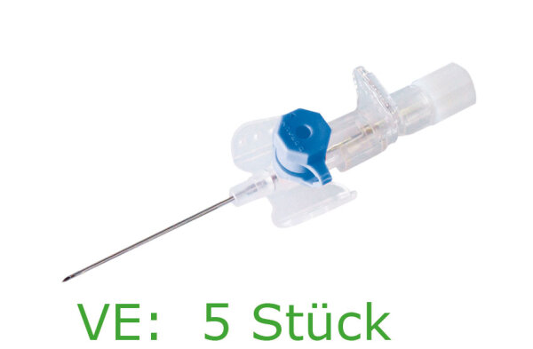 Vasofix Braunülen 22G Blau.  5 Stück