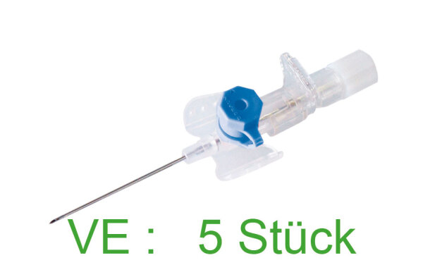 Vasofix Safety Braunülen 22G Blau.  5 Stück