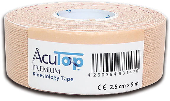 Kinesiology Tape AcuTop Premium 5 m x 2,5 cm Beige