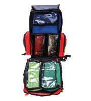 NotfallRucksack für HP - gefüllt - rot