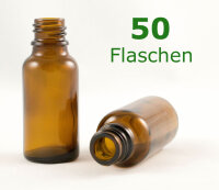 Braunglasflasche 20 ml 50 Flaschen
