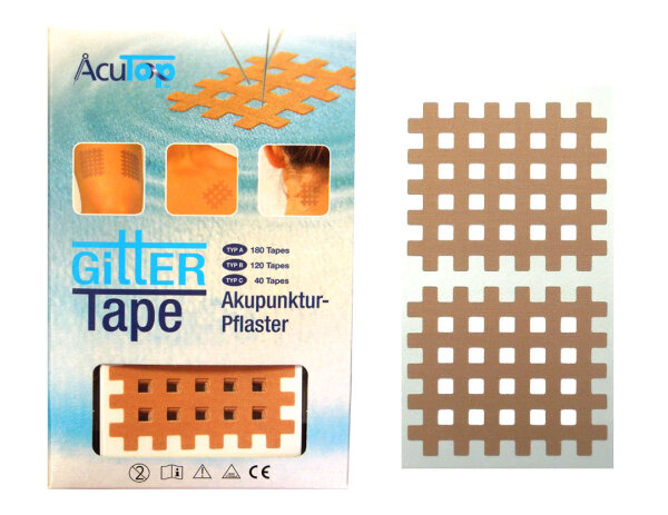 GitterTapes AcuTop - beige - Typ C - VE: 20 Blatt